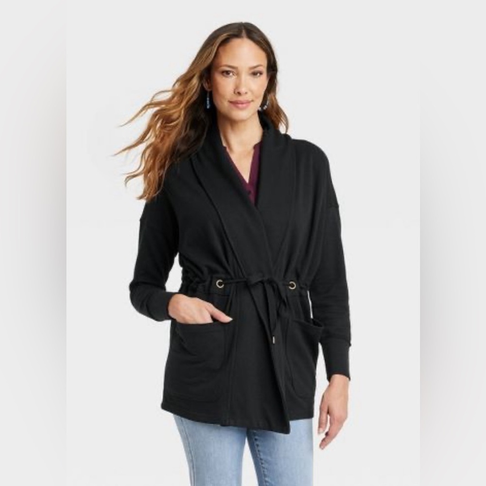 Knox Rose Drape Front Jacket - Picture 6 of 6